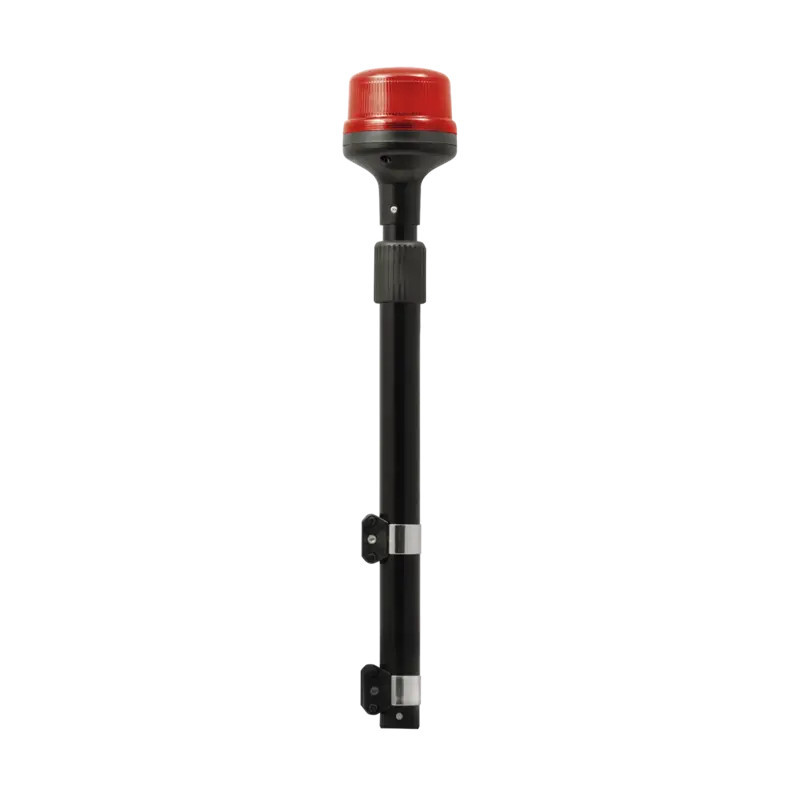 Luz Telescópica para Motocicletas, 8 LED, Roj