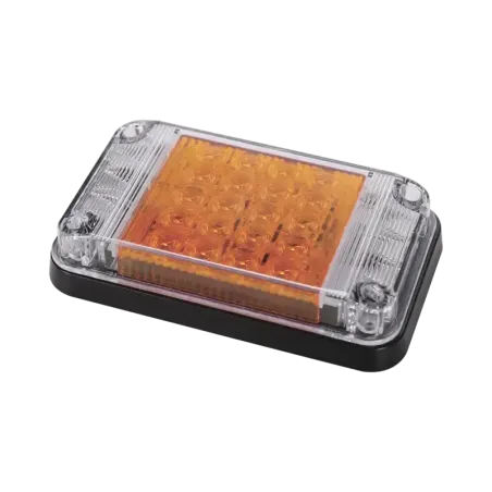 Luz de Advertencia de 7X4in, Color Ámbar, Con Luce