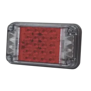 Luz de Advertencia de 7X4in, Color Rojo, Con Luces