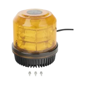 Burbuja brillante de 12 LEDs, color ambar, montaje