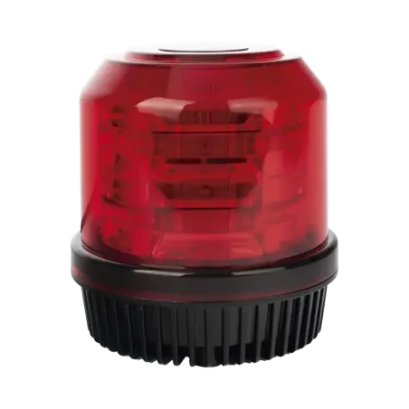 Burbuja brillante de 12 LEDs, color rojo, montaje