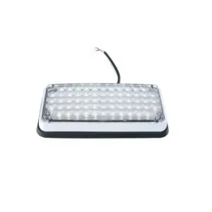 Luz de Advertencia de 7X3in, Bicolor Rojo/Claro, I