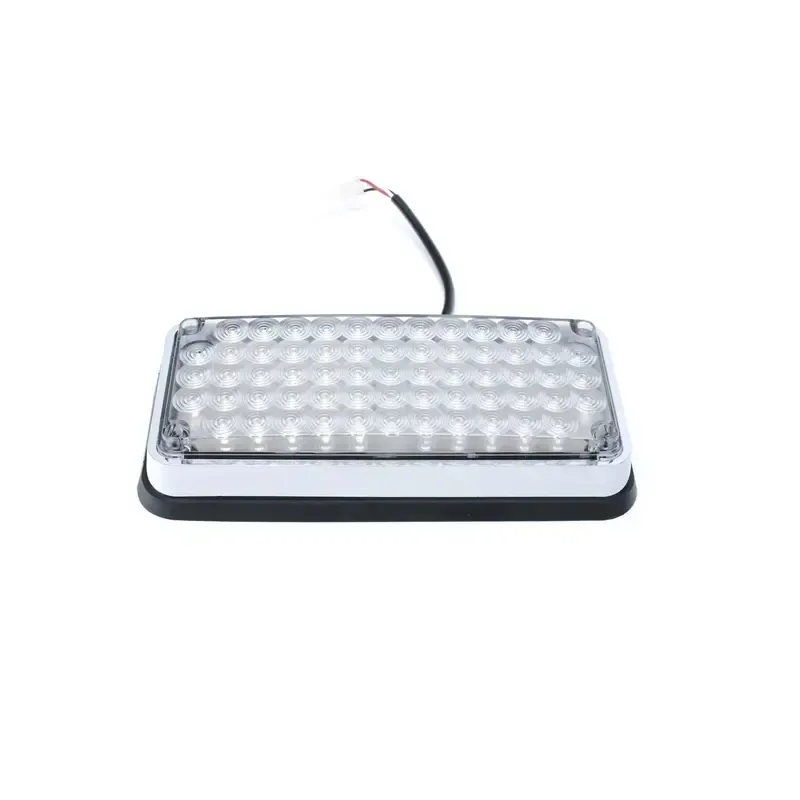 Luz de Advertencia de 7X3in, Bicolor Rojo/Claro, I Luz de Advertencia de 7X3in, Bicolor Rojo/Claro, I