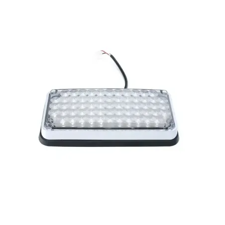 Luz de Advertencia de 7X3in, Bicolor Rojo/Claro, I