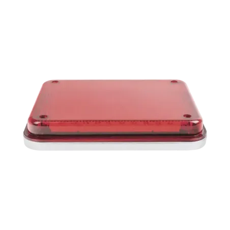 Luz de Advertencia de 9X7in, Color Rojo, Ideal par