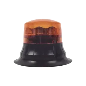 Burbuja LED giratoria de color ámbar, 9 LEDs, mont