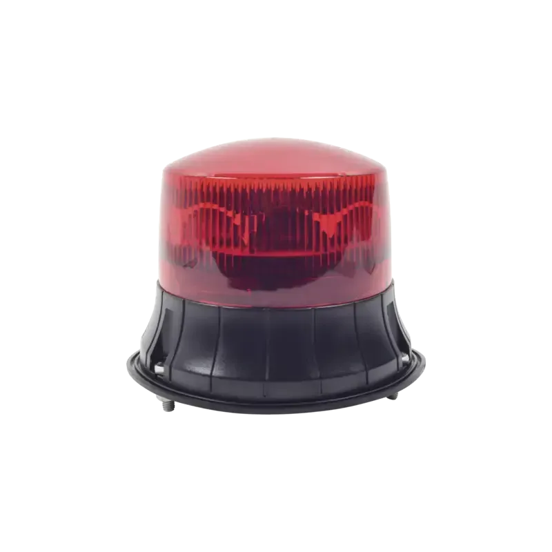 Burbuja LED giratoria color rojo, 9 LEDs, montaje Burbuja LED giratoria color rojo, 9 LEDs, montaje