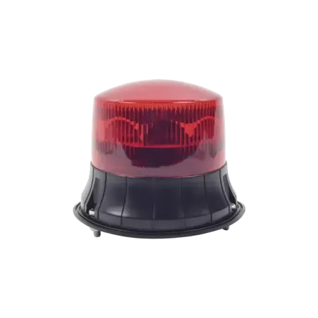 Burbuja LED giratoria color rojo, 9 LEDs, montaje