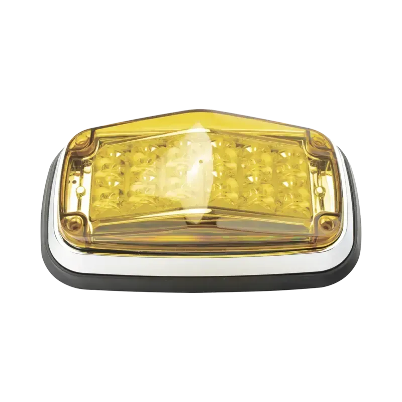 Luz de advertencia 8 X 4in, Color Ámbar, IP67, SAE Luz de advertencia 8 X 4in, Color Ámbar, IP67, SAE