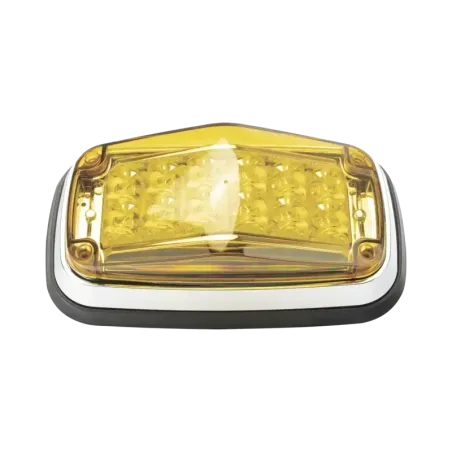 Luz de advertencia 8 X 4in, Color Ámbar, IP67, SAE
