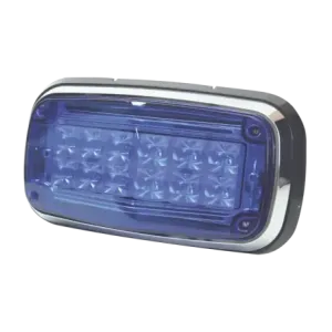 Luz de advertencia 8 X 4in, Color Azul, IP67, SAE,