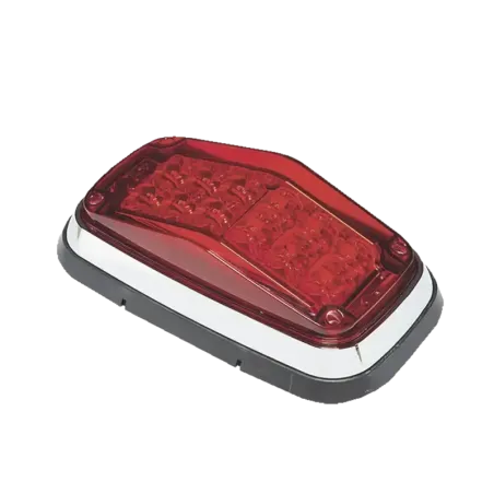 Luz de advertencia 8 X 4in, Color Rojo, IP67, SAE,