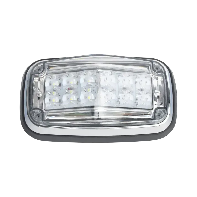 Luz de advertencia 8 X 4in, Color RojoClaro, IP67, Luz de advertencia 8 X 4in, Color RojoClaro, IP67,
