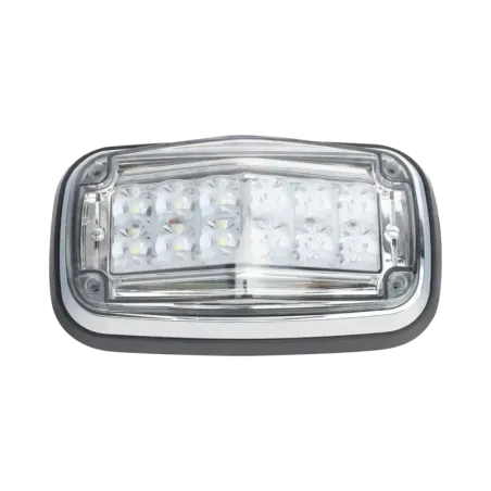 Luz de advertencia 8 X 4in, Color RojoClaro, IP67,