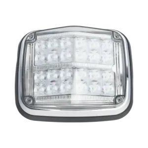 Luz de advertencia de 8 X 6in, Color RojoClaro, SA