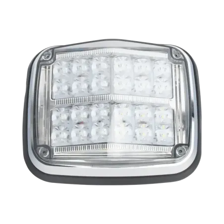 Luz de advertencia de 8 X 6in, Color RojoClaro, SA