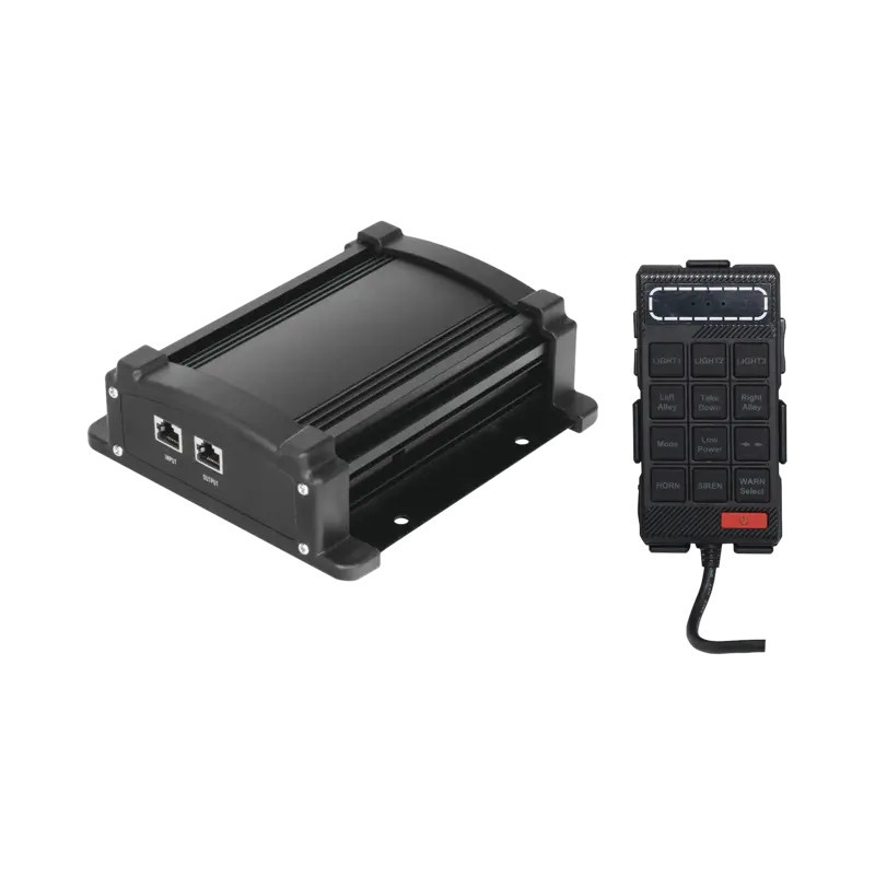 Sirena Vehicular de 100W de Potencia Con Cont Sirena Vehicular de 100W de Potencia Con Cont