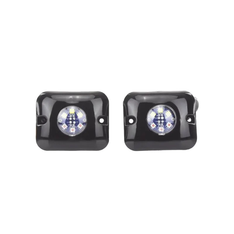 Estrobos Ocultos de 6 LED, Color ámbar - clar Estrobos Ocultos de 6 LED, Color ámbar - clar