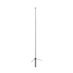 Antena base UHF, fibra de vidrio ajustable, rango