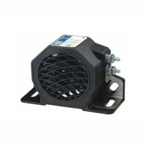 Alarma de reversa vehicular, 12-80 Vcc, 87 dB