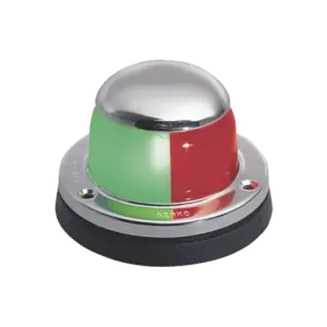 Luz Lateral de Navegación Roja con Carcasa Blanca