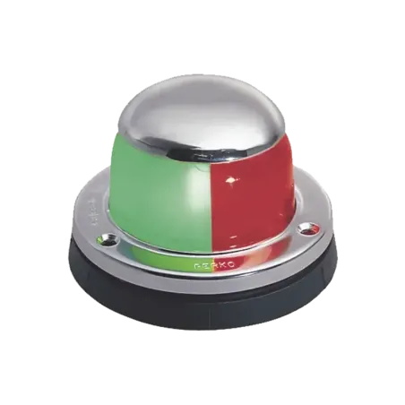 Luz Lateral de Navegación Roja con Carcasa Blanca