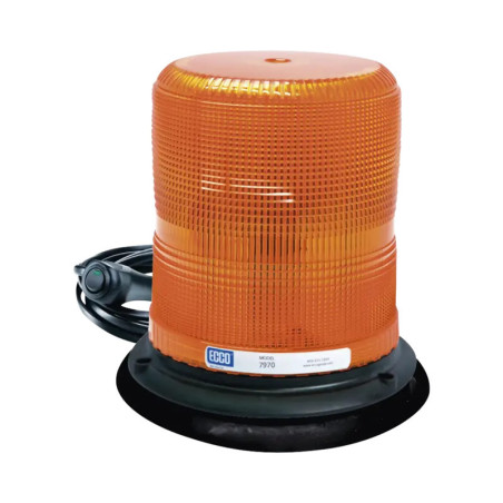 Baliza LED color ámbar con montaje magnético