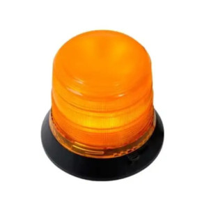 Burbuja Brillante de 6 LEDs, Color Ámbar con