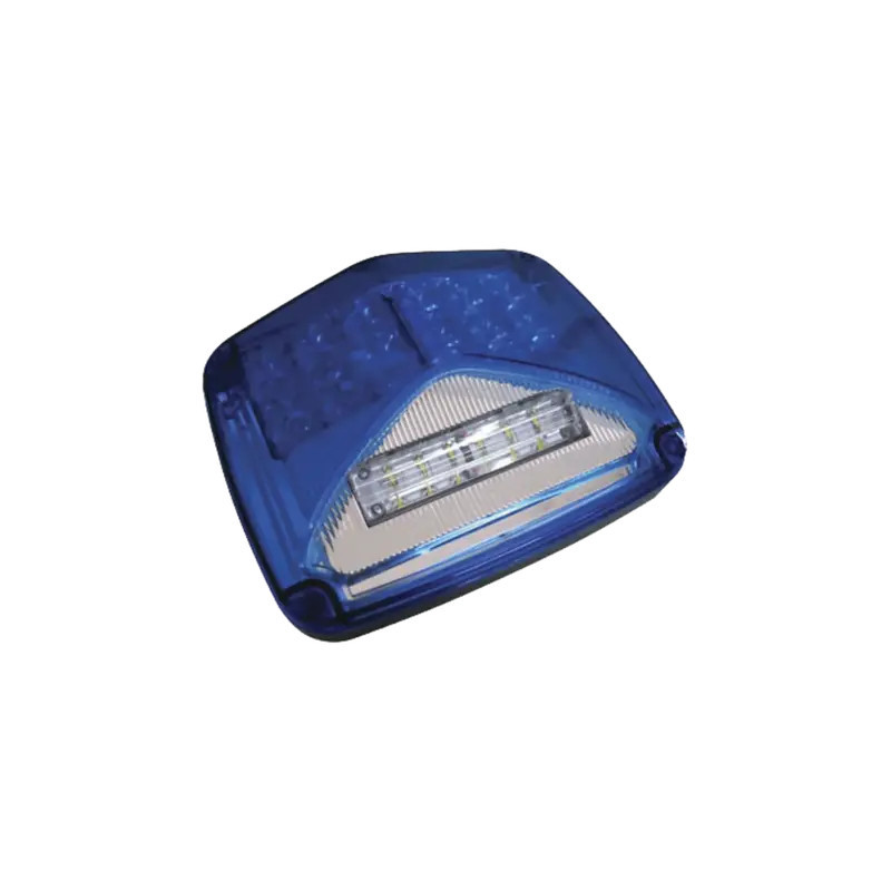 Luz de advertencia de 8 X 6in, Color Azul, Co Luz de advertencia de 8 X 6in, Color Azul, Co