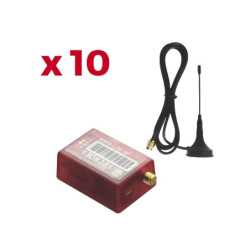KIt de 10 Comunicadores de Alarma MN01LTEM con Ant