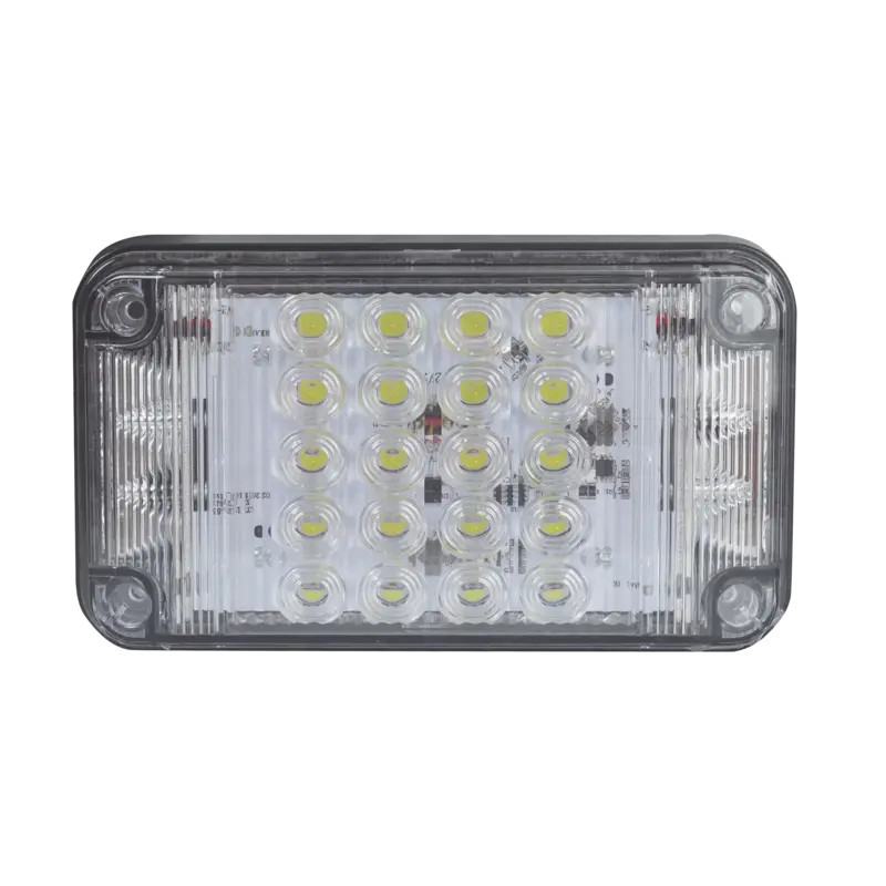 Luz de Advertencia de 7X4in, Color Claro, Con