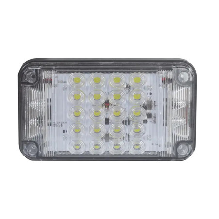Luz de Advertencia de 7X4in, Color Claro, Con