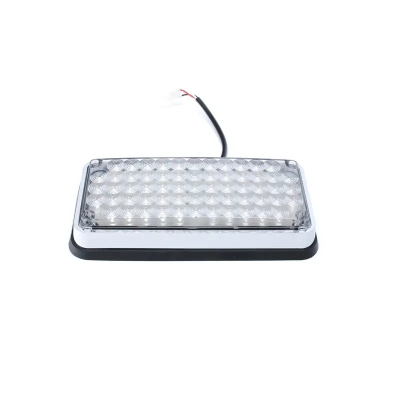 Luz de Advertencia de 7X3in, Bicolor Rojo-Cla Luz de Advertencia de 7X3in, Bicolor Rojo-Cla