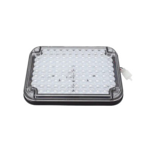 Luz de Advertencia de 9X7in, Bicolor Rojo-Cla