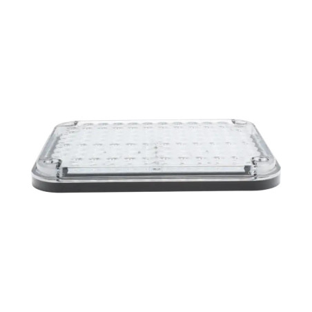 Luz de Advertencia de 9X7in, Bicolor Rojo-Cla