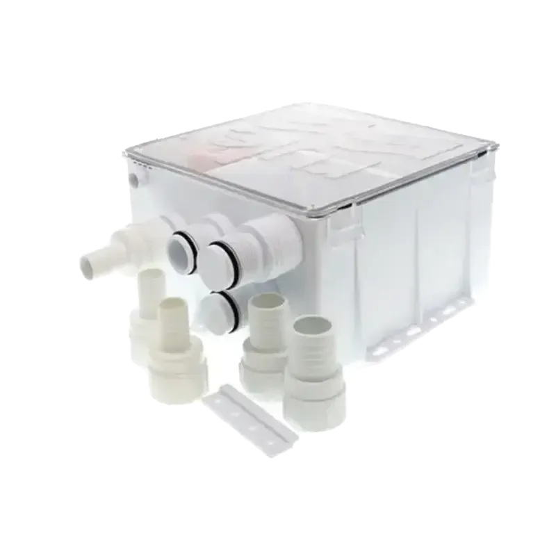 Sistema de desagüe para duchas con bomba de achiqu Sistema de desagüe para duchas con bomba de achiqu