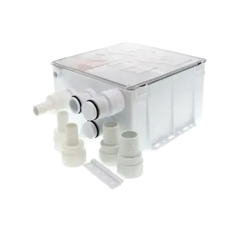 Sistema de desagüe para duchas con bomba de achiqu