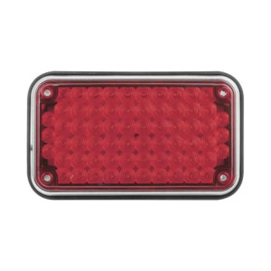 Luz de Advertencia de 6X4in, Color Rojo, Idea