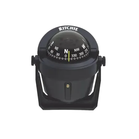 Brújula serie Explorer en color negro, con ilumina
