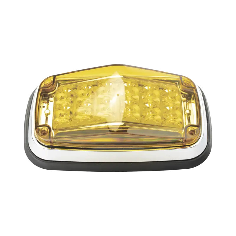 Luz de advertencia 8 X 4in, Color Ámbar, IP67 Luz de advertencia 8 X 4in, Color Ámbar, IP67