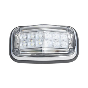 Luz de advertencia 8 X 4in, Color Rojo - Clar