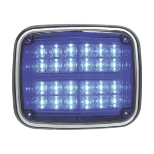 Luz de advertencia de 8 X 6in, Color Azul, SA
