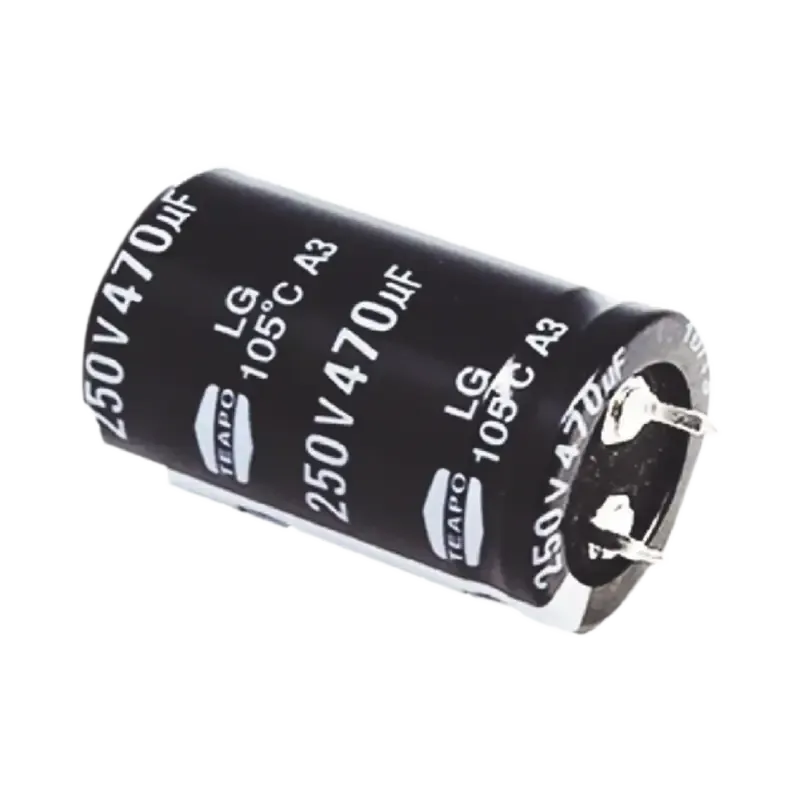 Capacitor Electrolítico de Aluminio, Radial de 470 Capacitor Electrolítico de Aluminio, Radial de 470