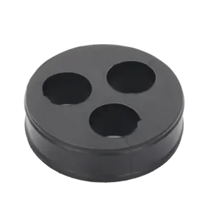 Inserto de Caucho de 4in Con Tres Orificios para C