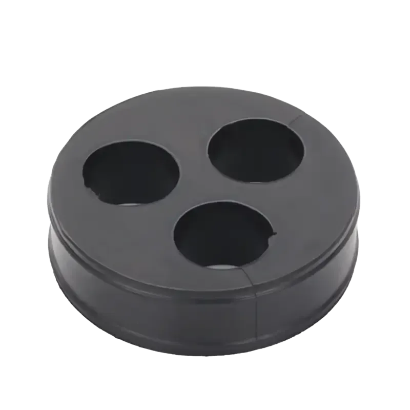 Inserto de Caucho de 4in Con Tres Orificios para C Inserto de Caucho de 4in Con Tres Orificios para C