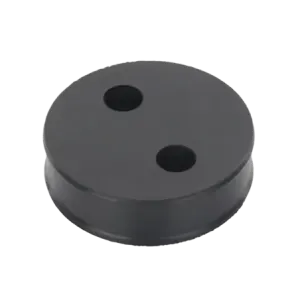 Inserto de Caucho de 4in Con Dos Orificios para Ca