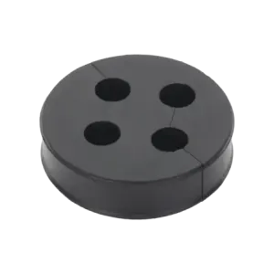 Inserto de Caucho de 4in Con Cuatro Orificios para