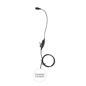 Micrófono de 1 cable serie LOC para KENWOOD PKT-23