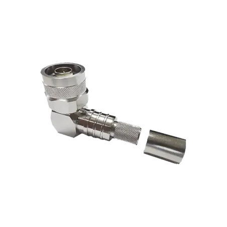 Conector N Macho Angulo Recto, Plegable Hex. con P