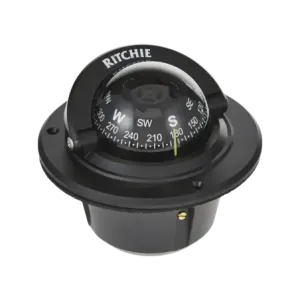 Brújula serie Explorer en color negro, con ilumina